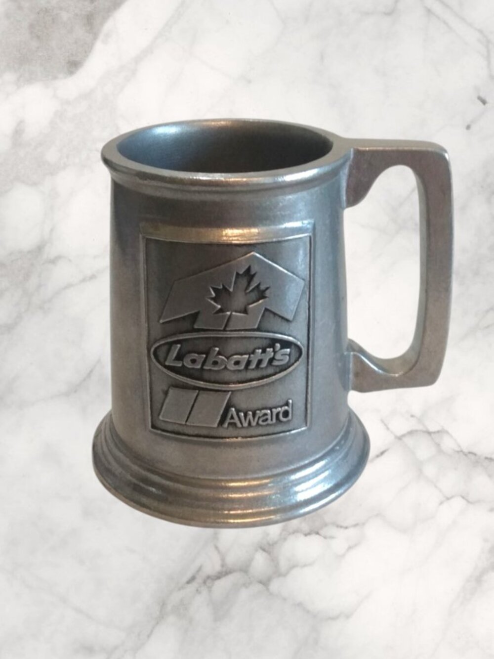Vintae "Labatt's Award" Wilton Armetale RWP Pewter Tankard Mug-4.75"